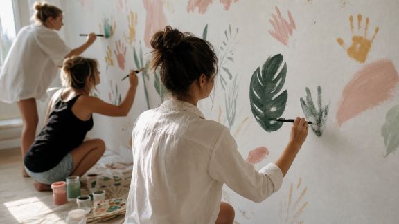 Réussir une fresque murale éphémère avec les souvenirs d’EVJF