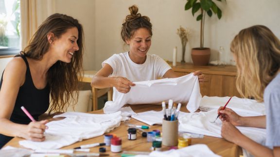 Customiser des t-shirts EVJF : idées simples et créatives pour le groupe