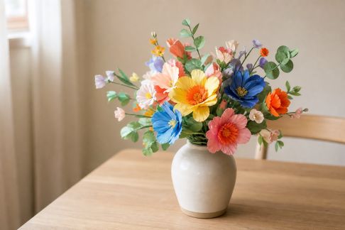 Astuces pour confectionner des bouquets de papier originaux et colorés