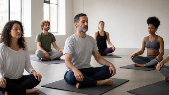 Team building bien-être : yoga, méditation et relaxation collective