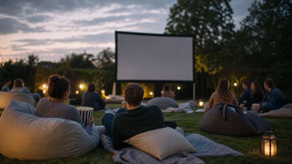 Soirée cinéma en plein air : conseils pour une projection réussie